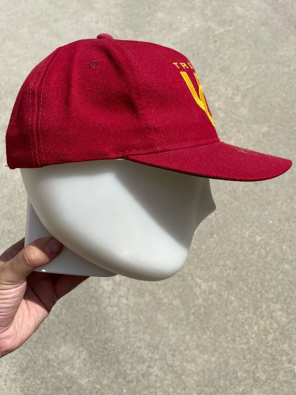 Vtg 80’s USC Keyshawn Johnson Signed Official NCAA College Snapback Hat JSA Cert